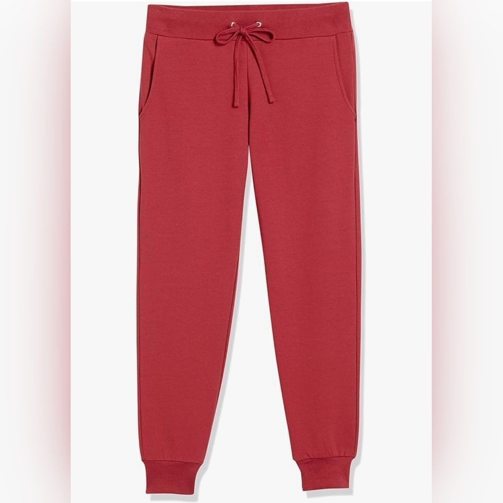 🔹️The Drop Burgundy Drawstring Super Soft Jogger Pants Medium